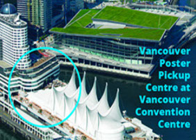 Vancouver Poster Pickup Centre is located in the Vancouver Convention Centre - East Building